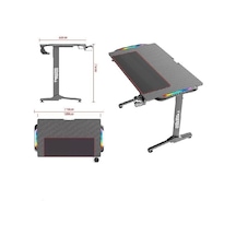 Twısted Mınds T Desıgn Tm-t-1060-rgb Karbon Fiber E-spor Oyuncu Masası Abanoz - Beyaz Twısted Mınds T Desıgn Tm-t-1060-rgb Karbon Fiber E-spor Oyuncu Masası Abanoz - Beyaz