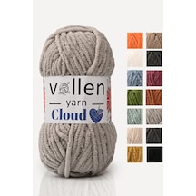 Vollenyarn Cloud,kadife Battaniye Ipi,el Örgü Ipi,tığ Işi Hırka Ipi,amıgurumi Oyuncak Ipi, Bej