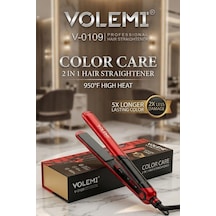 Volemı V-0109 Saç Düzleştirici + Tost Model Yapıcı Çift Fonksiyonlu Profesyonel Saç Şekillendirici