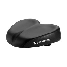 Jzcat Bisiklet Koltuk Minderi Genişletilmiş Konforlu Şok Emici Koltuk Minderi-siyah Siyah