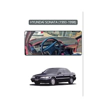 Hyundai Sonata 1993-1998torpido Koruma Halısı Gri Kenar