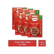 Yayla Salata Hazır Acı Miks 120 Gr X 6 Adet