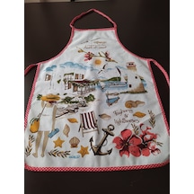 %100 Pamuk Alez Sıvı Geçirmez Mutfak Önlüğü