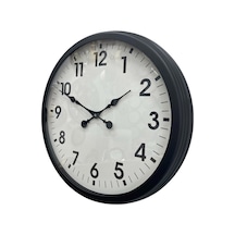 60 Cm Siyah Metal Duvar Saati 11