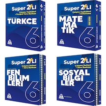 Örnek Akademi 6.sınıf Süper İkili Türkçe Matematik Fen Ve Sosyal Bilimler Seti 4 Kitap