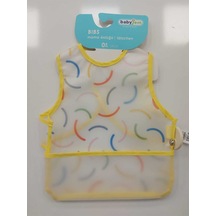 Babyjem 839 Leke Tutmaz Giymeli Önlük Gülen Yüz Sarı 0 - 9 Ay 0 - 9 Ay