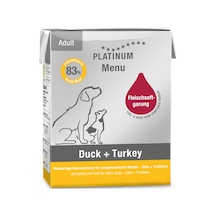 Platinum Ördekli Ve Hindili Köpek Yaş Maması 375 Gr