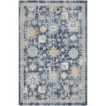 Cool Halı Zaraf Lacivert Halı Etnik Desen Bohem Oda Halısı Vintage Oturma Odası Salon Yazlık Halı