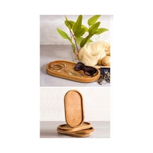 Çok Amaçlı Anahtarlık,çerezlik,sunumluk,amber Sabunluk Ve Amber Yağdanlık Stand&altlık Ahşap
