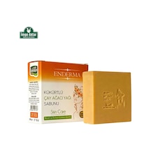 Enderma Kükürtlü Ve Çay Ağacı Yağlı Sabun - Derinlemesine Hijyen 120 Gr