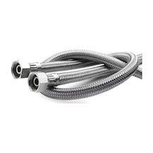 Gms 3-8 - 3-8 Spiral Çelik Örgülü Klozet Bağlantı Hortumu Flex 2 Adet 70 CM