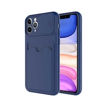 Mobilteam Apple Uyumlu iPhone 11 Pro Kartix Kılıf-lacivert Lacivert