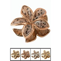 Leopar Desenli Lotus Mandal Toka 8 Cm Diğer
