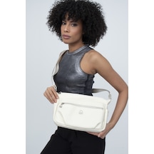 Benetton Bnt 1225 Çapraz Çanta Std / Bej Bej