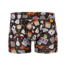 Doreanse Erkek Modal Çok Renkli Baskılı Torbalı Normal Paça Boxer (539992498) Çok Renkli