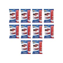 Magic Saver Bag Vakumlu Giyisi Yastık Yorgan Saklama Torbası Poşeti Hurç - Xxl - 80x110 Cm. -10 Adet