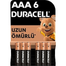 Duracell Alkalin AAA İnce Kalem Piller 1.5 V LR03/MN2400 6’lı