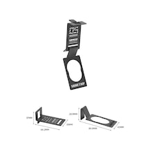 Shinetrip Gastank Askı Kancası Kamp İçin Igt Masa Paslanmaz Y28668 Siyah Siyah