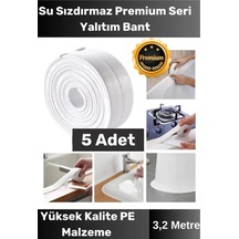 Özel Seri Premium Su Geçirmez Sızdırmaz Lavabo Küvet Yağ Nem Küf Önleyici 3.2m 5 Adet İzolasyon Bant