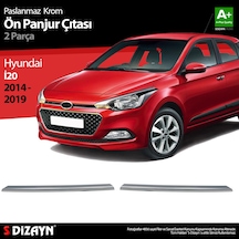 S-Dizayn Hyundai İ20 Krom Ön Panjur 2 Prç 2014-2018