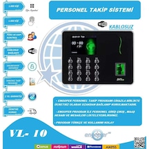 Wifi İle Bağlantı Parmak İzi Personel Takip Sistemi Program Dahil