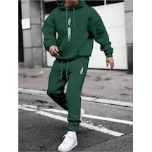 Altamira Erkek Dikey Baskılı Oversize Eşofman Takımı 001