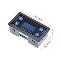 Xy-Wj01 Zamanlayıcı Röle Modül Dc 6-30V 1000W Anahtar Panel Tip