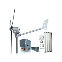 İsta Breeze 1500w 24v/48v Windsafe Korumalı Rüzgar Türbini + Wind Pro Şarj Kontrol Cihazı + Direk Seti