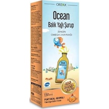Ocean Omega 3 Portakal Aromalı Balık Yağı 150 ML