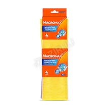 5 Adet Macromax Mikrofiber Temizlik Bezi 4 Adet Açık Çok Renkli 49785249