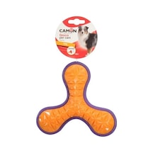 Camon Gıcırtılı Tpr Bumerang 16,5 Cm 3 Uçlu Eğlenceli Köpek Oyuncağı