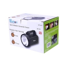 Watton Wt-401 Güvenlik Feneri 30 W Kuvvetinde N11.9217 Siyah