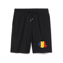 Euro 24 Romania Erkek Siyah Şort Siyah