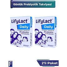 Lifylact Daily Probiyotik+Prebiyotik 2 x 30 Kapsül