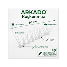 Arkado Beyaz/şeffaf Kuşkonmaz 100 Adet