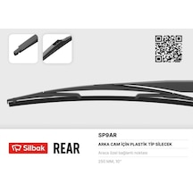 Silecek - 784 - Süpürgesi Arka Plastik Tip 200mm Peugeot 308 Iı 09/13 . Renault Mgn Iı 11/02 12/09 . Mgn - Edntrend - I V