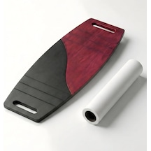 Siyah/kırmızı Denge Tahtası Balance Roller Board Sörf Eğitim Tahtası Kaykay Eğitim Tahtası 73 X 31 Cm Rb06 Çok Renkli