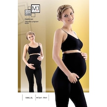 Bonbonetti Chocolate Baby & Kids Siyah Dikişsiz Toparlayıcı Soft Hamile Tayt Yeni Sezon 1 Adet Ekonomik