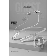 Tr Ghost Boyun Askılı Hd Ses Kaliteli Ses Değiştirme Modlu V5.3 Kablolu Bluetooth Kulaklık Gri, 058596