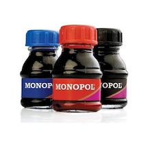 Monopol Çini Mürekkebi Cam Şişede Mavi 1103 Çok Renkli