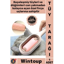 Tarak Abs Kürk Çözücü Keçe Açıcı Masaj Etkili Evcil Hayvan Fırçası Kedi Köpek Tüy Toplama Tarağı