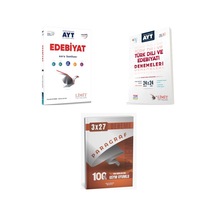 2027 2027 Limit Ayt Edebiyat Video Çözümlü Soru + Türk Dili Ve Edebiyatı 24x24 Deneme + Ankapade 3'lü Set
