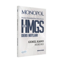 Hmgs Genel Kamu Hukuku Ders Notları Monopol Yayınları