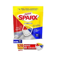 Sparx Bulaşık Makinesi Kapsülü 60'lı X 2 Paket 120 Yıkama