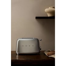 Smeg TSF01 2 Dilim Ekmek Kızartma Makinesi Krom