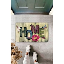 Çok Renkli 3 Boyutlu Home Kapı Önü Paspası Kp17n11