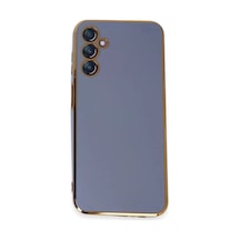 Newface Samsung Galaxy M14 5g Kılıf Volet Silikon - Mavi