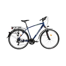 Bisan Trx 8100 City 28 Jant V-fren Lacivert Yeşil Şehir Bisikleti 52 Kadro Çok Renkli