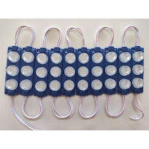 Replax Carub Camlı Parmak Led Lamba Mavi 24 Volt Su Geçirmez 10'lu 3m