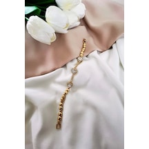 Kuyumcu Model Çelik Kalpli Bileklik Çok Renkli